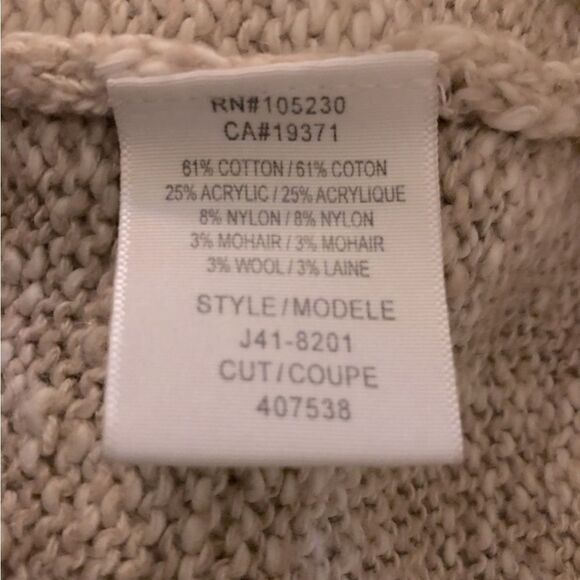 Joie Sweater Cotton Blend V Neck Knit
Beige Cream Size XS - Picture 5 of 7